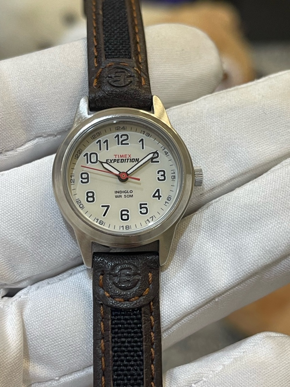 Timex® Expedition Women's Leather Watch T41181